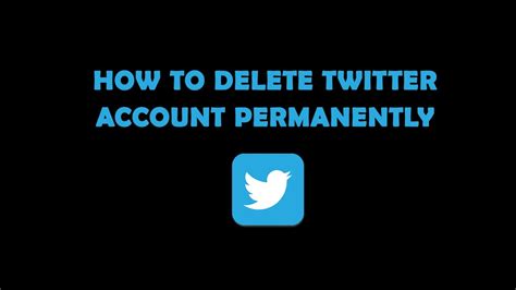 How To Delete Twitter Account Permanently Solved Youtube