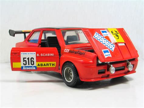 Fiat Abarth Rally Giro D Italia Rosso E Nero N Mattel Hot Wheels