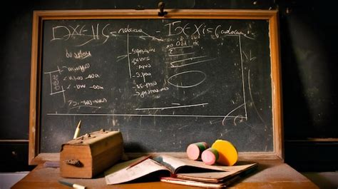 Premium Photo A Closeup Image Of The Blackboard Capturing The Faded