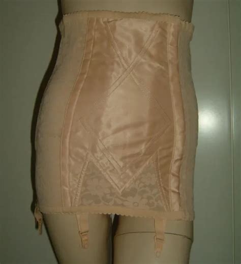 Vintage Guaina Bustino Beige Marta Girdle Reggicalze Sexy Lingerie
