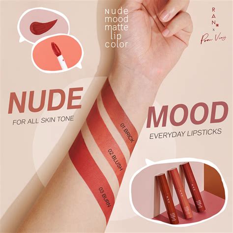 RAN COSMETIC Nude Mood Matte Lip Color Ml Brick