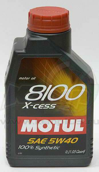 Масло моторное синтетическое MOTUL 8100 X-cess GEN2, 5W40, 1 литр ...