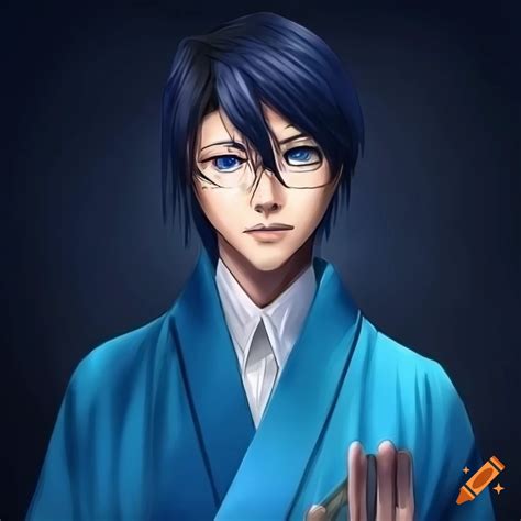 Portrait Of Uryu Ishida From Bleach In Hypnosis Mic Art Style On Craiyon