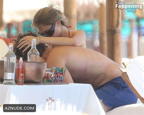 Leni Klum Flaunts Her Sexy Tits Butt In Red Bikini At Twiga Beach Club Aznude