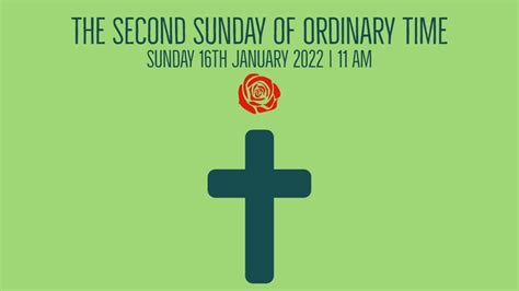 Catholic Mass Second Sunday In Ordinary Time Th January