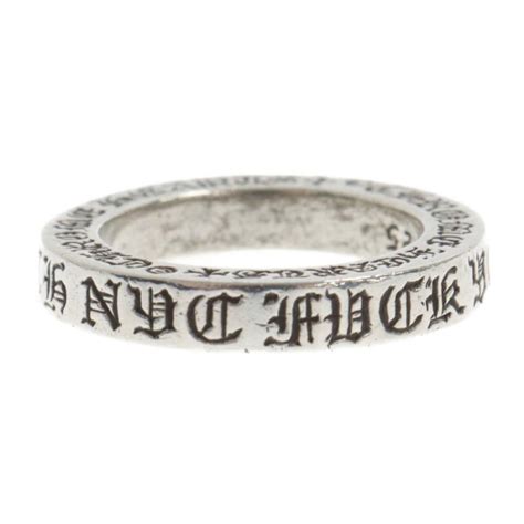 CHROME HEARTS クロムハーツ 3mm SPACER FUCK YOU スペーサー ファックユー リング シルバー BRING Yahoo ショップ 通販 Yahoo