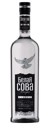 Купить Водка Белая Сова Классическая 0,5л в Санкт-Петербурге