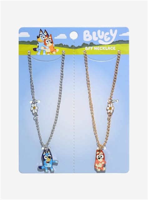 Bluey Dancing Bluey & Bingo Best Friend Necklace Set | Hot Topic