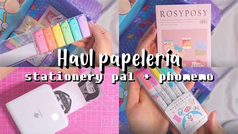 HAUL DE PAPELERÍA BONITA Stationery Pal Phomemo códigos de