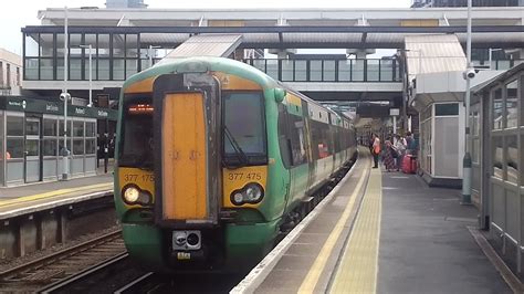 Southern Class 377 475 Leaving East Croydon Youtube