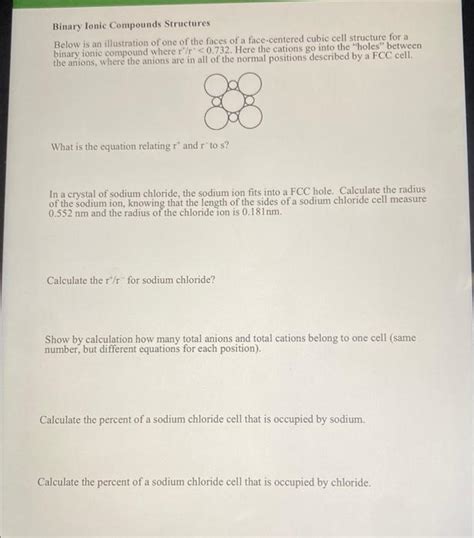 Solved Data: Experiment 9; Crystal Structures Simple Cubic | Chegg.com 