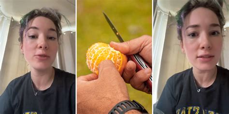 Ex Boyfriend Cites Orange Peel Theory As Reason For Breakup