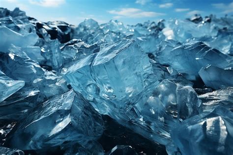 Premium Ai Image Ice On The Water