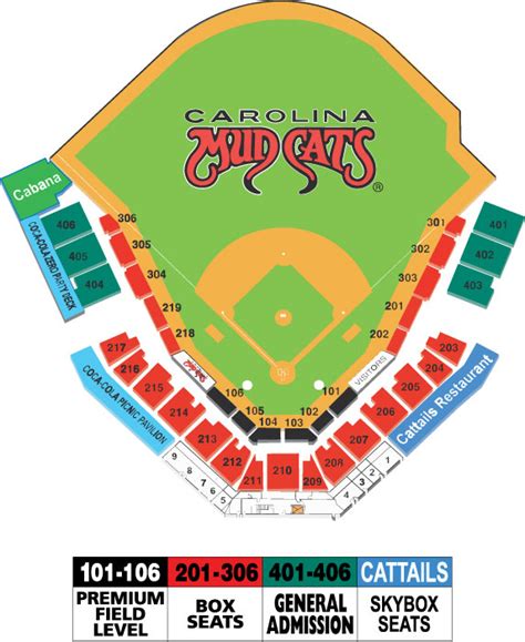 Mudcats Stadium Seating Chart - Stadium Seating Chart