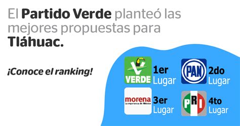 El Partido Verde Plante Las Mejores Propuestas Para Tl Huac El Maya