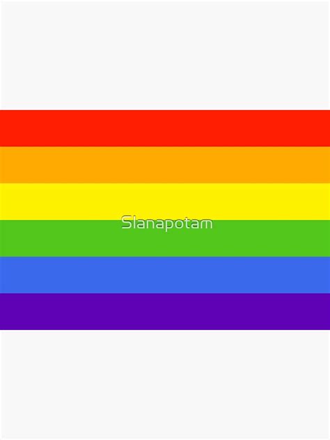 Rainbow Flag Poster For Sale By Slanapotam Redbubble