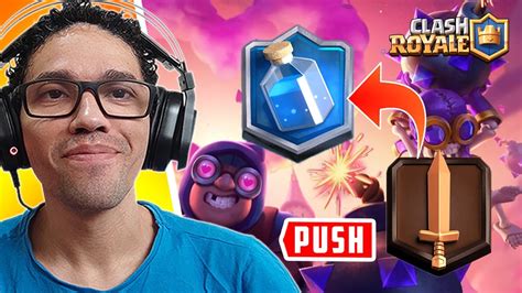 PRIMEIRO PUSH DA TEMPORADA CLASH ROYALE YouTube