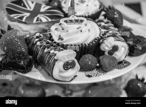 British Afternoon Tea Flag Black And White Stock Photos And Images Alamy