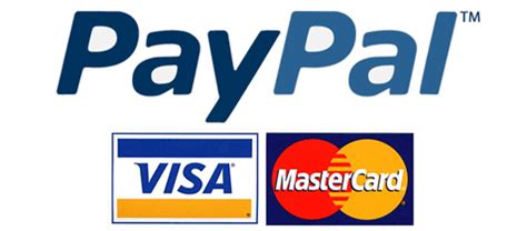 PayPal Visa MasterCard Logo - LogoDix