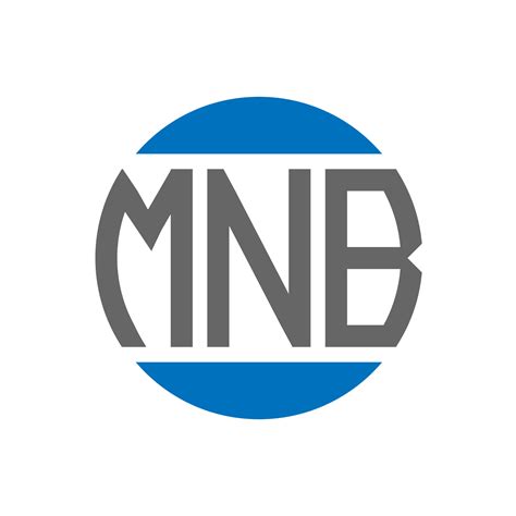MNB letter logo design on white background. MNB creative initials ...