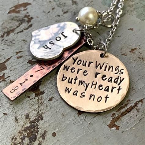 Personalized Memorial Jewelry Remembrance Necklace Your Etsy