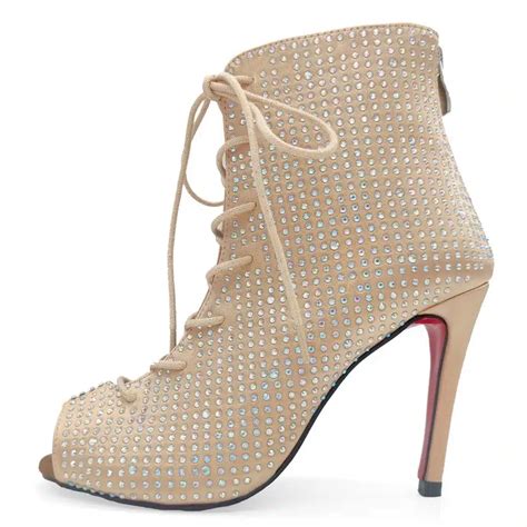 Nubia Nude Dance Boots Premium Quality Dance Shoes