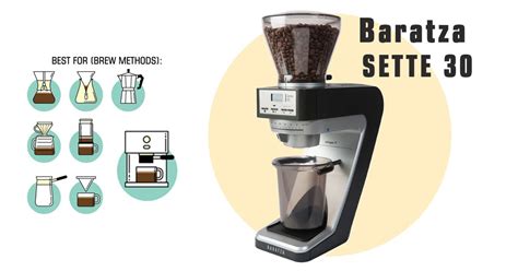 Baratza Sette 30 - High-speed Coffee Grinder for Espresso, AeroPress