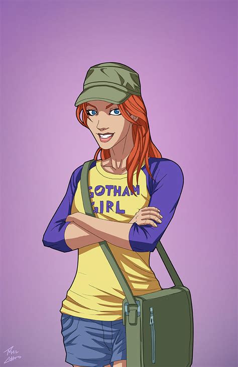 Barbara Gordon Teen Earth 27 Commission By Phil Cho On Deviantart