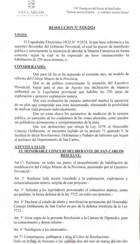 Rechazo Al Nuevo C Digo Minero De Alfredo Cornejo En La Tierra Natal