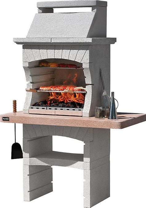 Gartenkamin Sunday Tebe LX Grillkamin Kamin Grill Holzkohle Kohle