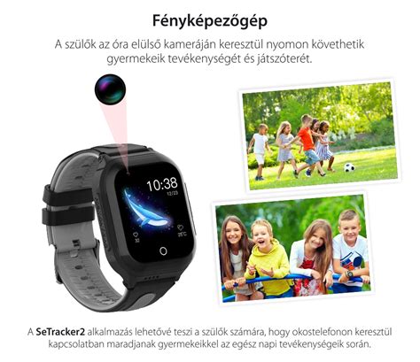 Okosóra gyerekeknek Wonlex KT24S GPS helymeghatározás, Telefon funkció ...