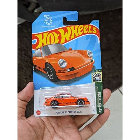 Jual Hotwheels Hw Hot Wheels Porsche 911 Carrera Rs Orange Oren