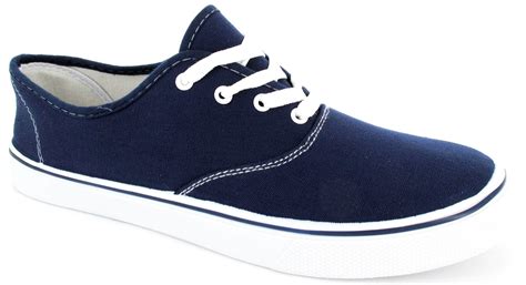 Zapatillas Lona Caballero Informal Con Cordones Playeras Tallas 40 44 Ebay