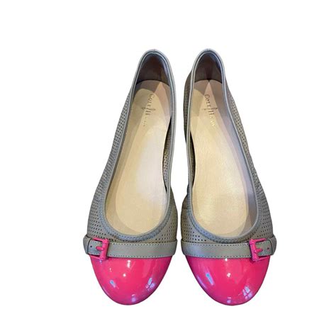 Cole Haan Air Reese Ballet Flat Nude Hot Pink Women Gem