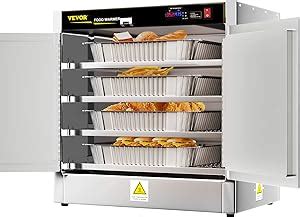 Vevor Hot Box Food Warmer X X Concession Warmer With Water Tray Four Disposable