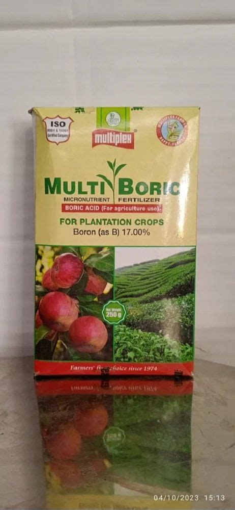 Multiplex Multi Boric Micronutrient Fertilizer Sadar Pesticide At