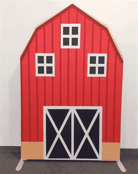 Pink Barn Backdrop Party Balloons By Q