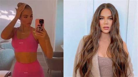 Khloe Kardashian Teases Her New Beau As She Puts Gym Honed Abs On Display In Hot Pink Crop Top