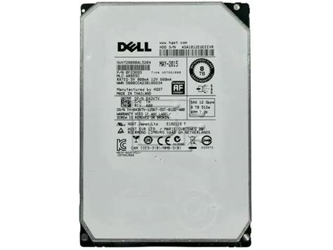 Yfv Dell Hitachi Hard Disk Drive Tb K Near Line Sas Gbps E Inches Hot Plug G