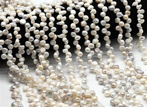 Бусины из жемчуга облепиха 6*7мм цв.ассорти, 33см, 66 бусин | Бусины из ...