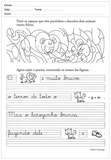 Exercícios Para Melhorar A Caligrafia Para Imprimir