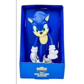 Boneco Sonic Articulado 29cm Azul Personagem Exclusivo Pronta Entrega