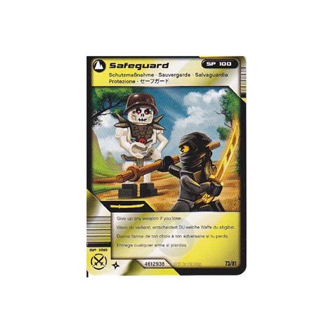 Lego Ninjago Masters Of Spinjitzu Deck Game Card Safeguard