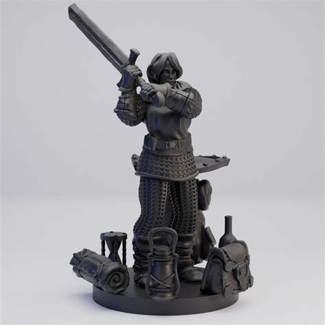 Hot Goblin カスタムヒーロー 大剣の女戦士ミニチュア ホットゴブリン