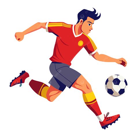 soccer player kicking ball clipart   cliparts