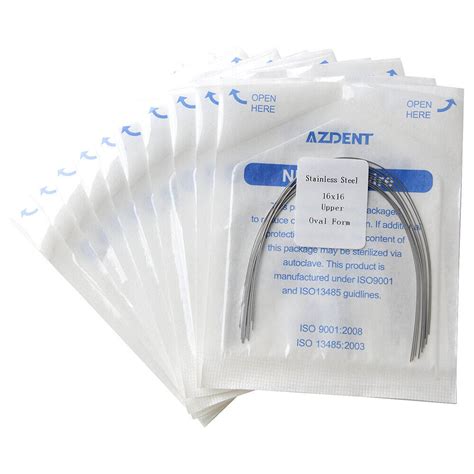 Packs Azdent Dental Orthodontic Stainless Steel Arch Wires