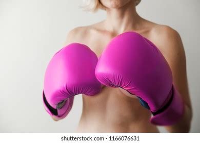Naked Woman Pink Boxing Gloves Sexy Stock Photo 1166076631 Shutterstock