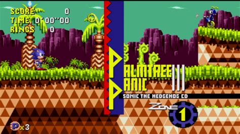 Sonic Cd Palmtree Panic Past Remix Youtube