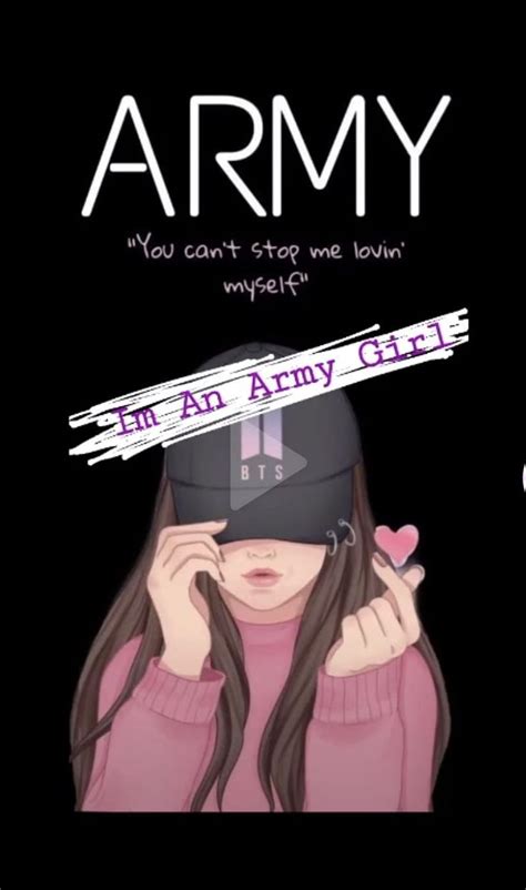 Army Girl For Mobile And Tablet Bts Army Girl In 2022 Girl Army