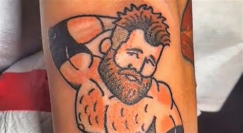 Crazed Philadelphia Eagles Fan Gets Nude Jason Kelce Tattoo With An Interesting Surprise Down Below